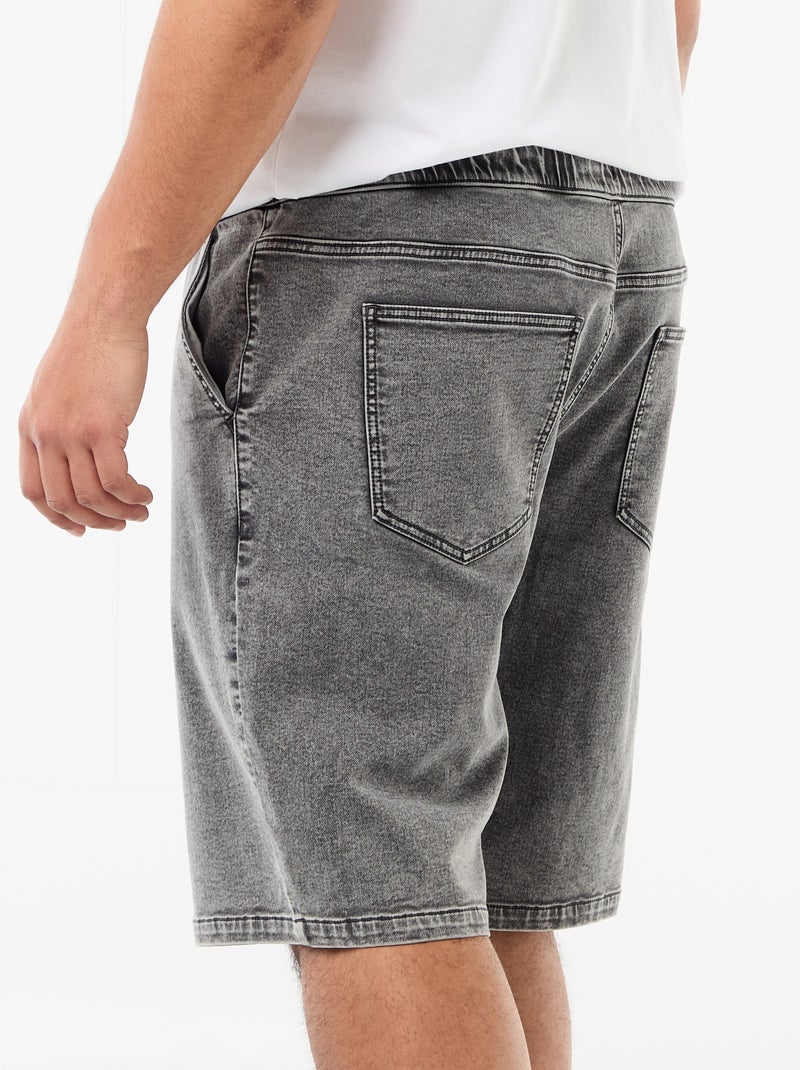 Bermudas de ganga Cinza - Kiabi