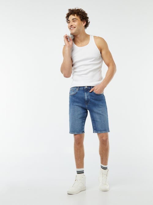 Bermudas de ganga com 5 bolsos - Kiabi