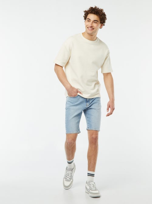 Bermudas de ganga com 5 bolsos - Kiabi