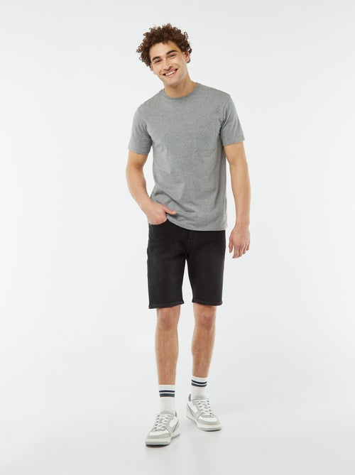 Bermudas de ganga com 5 bolsos - Kiabi
