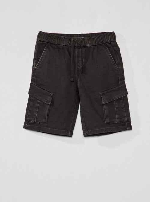 Bermudas de ganga com bolsos - Kiabi