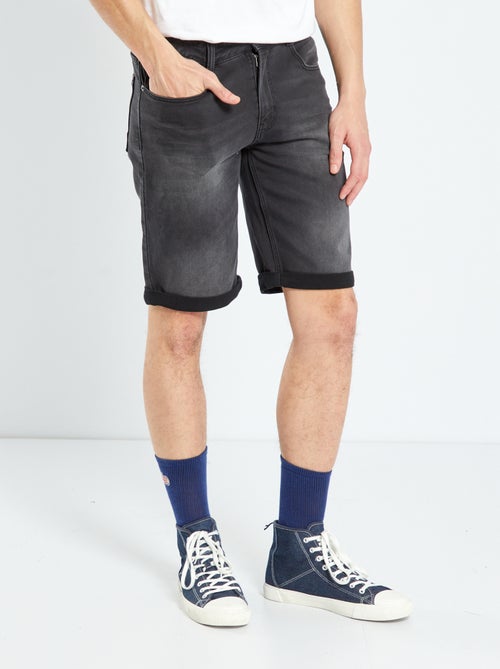 Bermudas de ganga com cintura standard - Kiabi