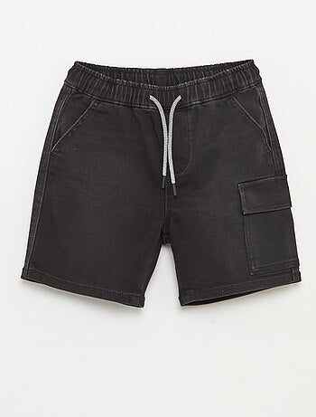 Bermudas de ganga com cós elástico
