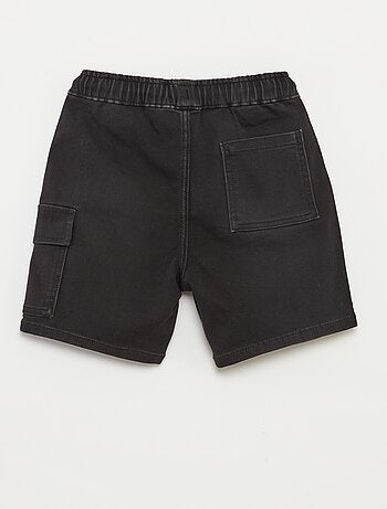 Bermudas de ganga com cós elástico