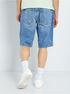 Bermudas de ganga de conceção ecológica - Kiabi