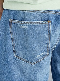 Bermudas de ganga de conceção ecológica - Kiabi