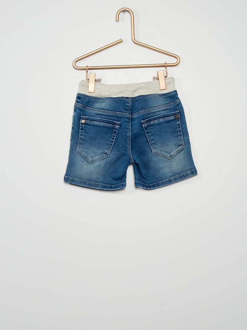 Bermudas de ganga elástica  - Jeans - Kiabi