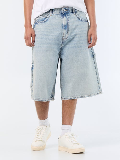 Bermudas de ganga estilo carpinteiro - Kiabi