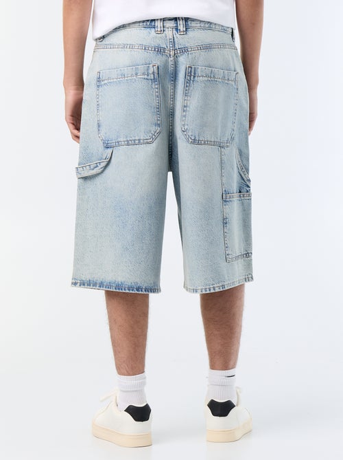 Bermudas de ganga estilo carpinteiro - Kiabi
