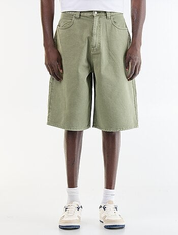Bermudas de ganga estilo carpinteiro