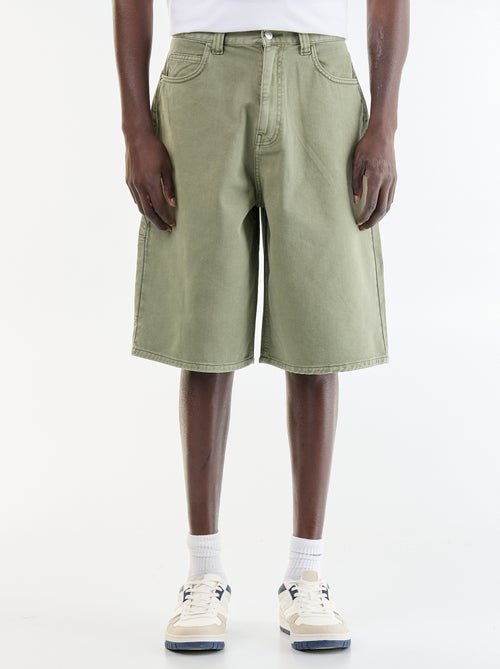 Bermudas de ganga estilo carpinteiro - Kiabi Bermudas de ganga estilo carpinteiro - Kiabi