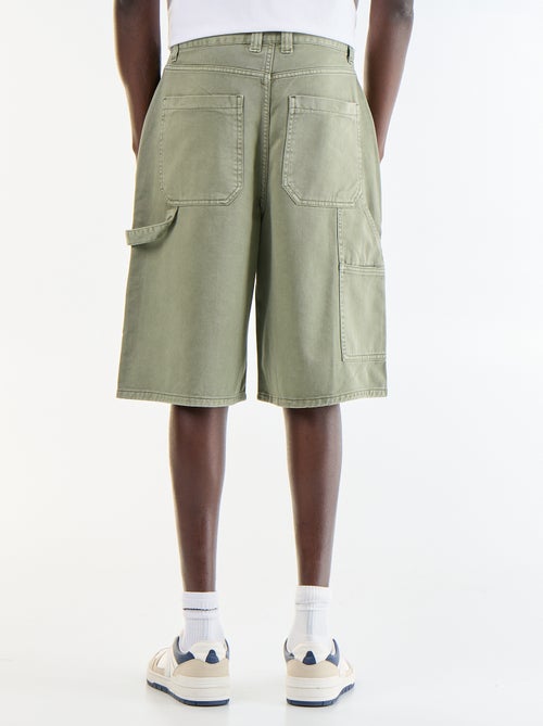Bermudas de ganga estilo carpinteiro - Kiabi Bermudas de ganga estilo carpinteiro - Kiabi