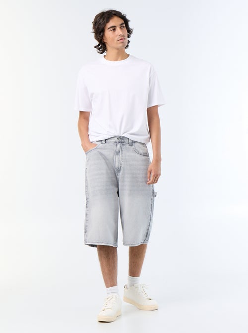 Bermudas de ganga estilo carpinteiro - Kiabi