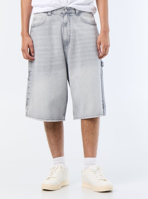 Bermudas de ganga estilo carpinteiro - Kiabi