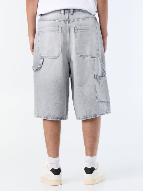 Bermudas de ganga estilo carpinteiro - Kiabi