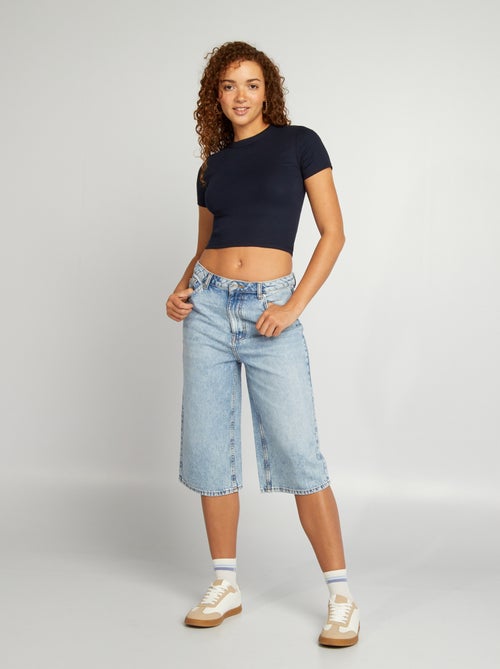 Bermudas de ganga estilo skater - Kiabi