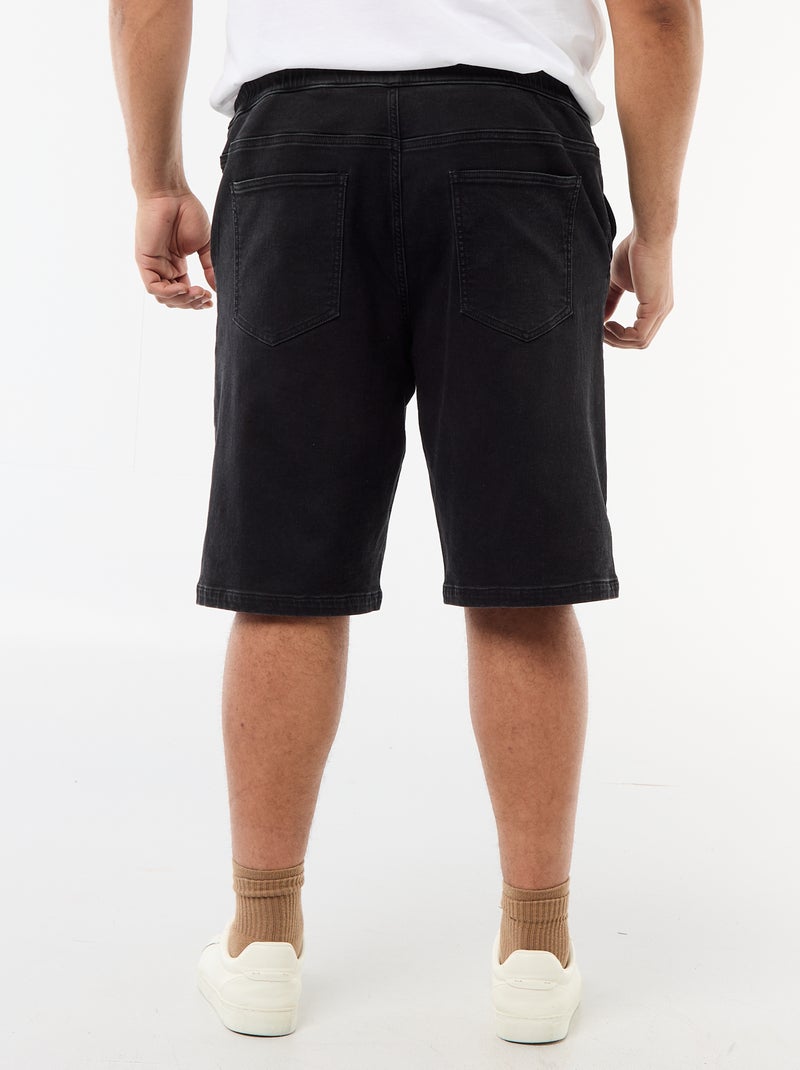 Bermudas de ganga Preto - Kiabi