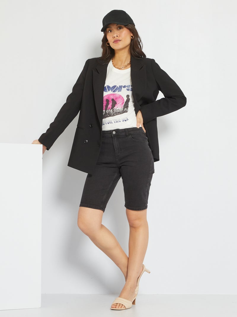 Bermudas de ganga PRETO - Kiabi