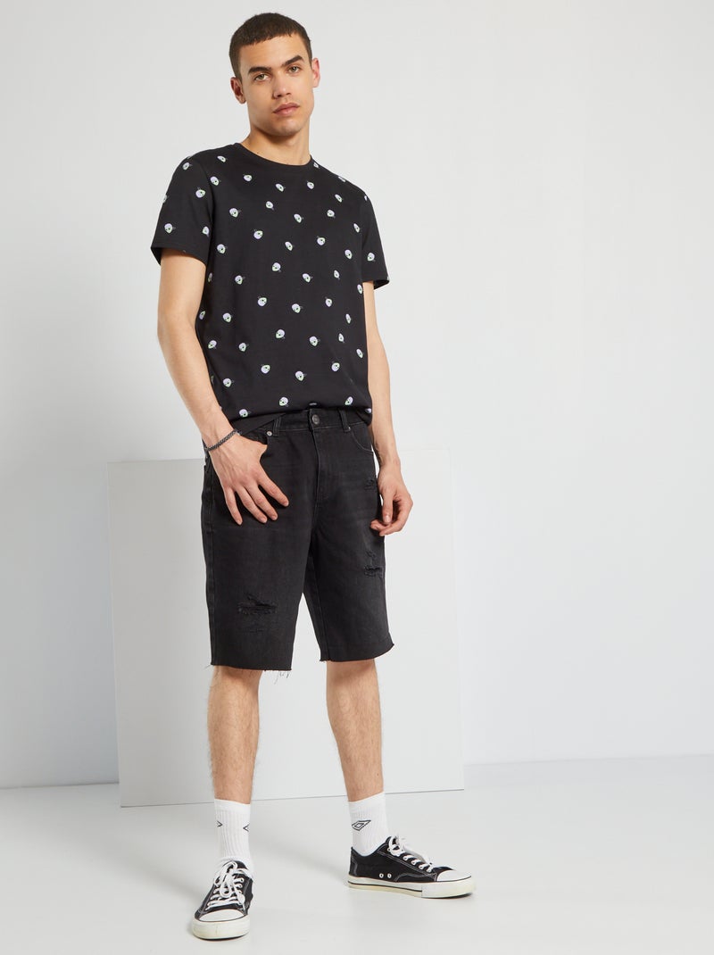 Bermudas de ganga PRETO - Kiabi