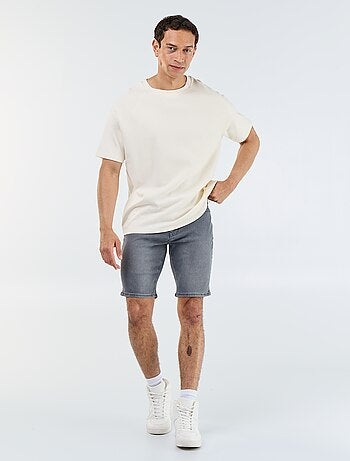 Bermudas de ganga slim fit