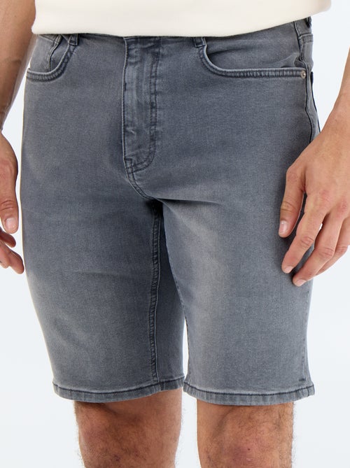 Bermudas de ganga slim fit - Kiabi