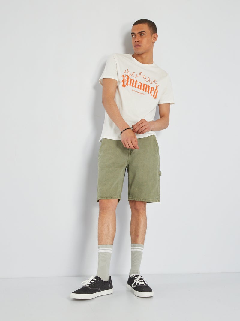 Bermudas de ganga Verde Lichene - Kiabi
