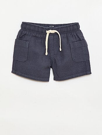Bermudas de linho misto