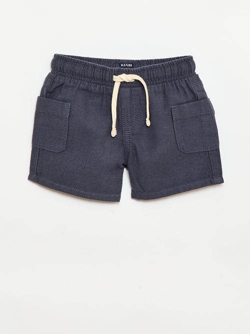 Bermudas de linho misto - Kiabi