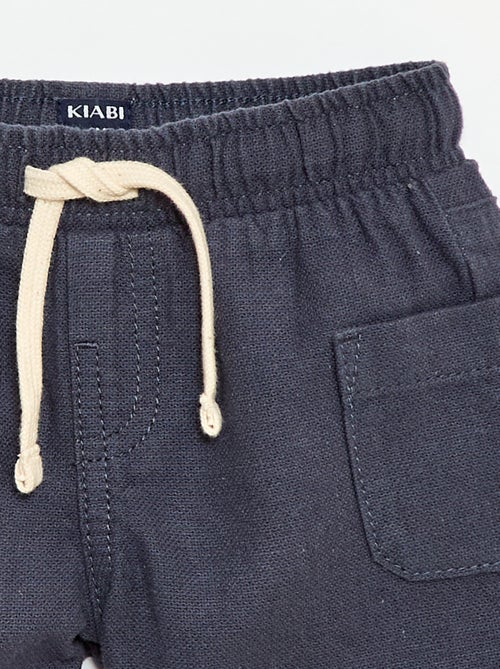 Bermudas de linho misto - Kiabi