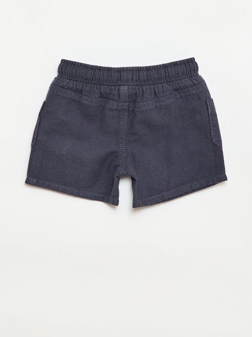 Bermudas de linho misto - Kiabi