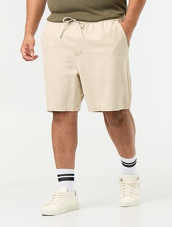Bermudas de linho misto