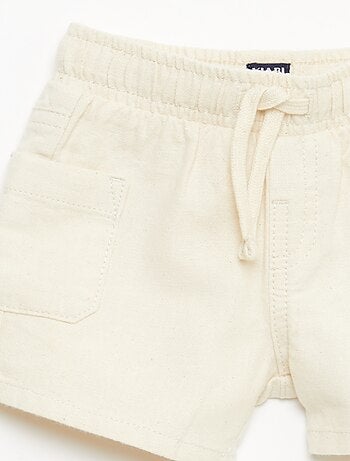Bermudas de linho misto
