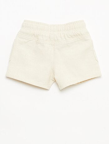 Bermudas de linho misto