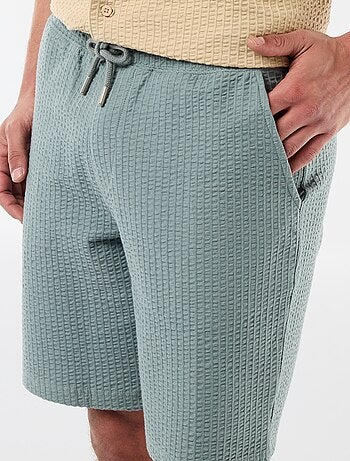 Bermudas de malha pesada lisas