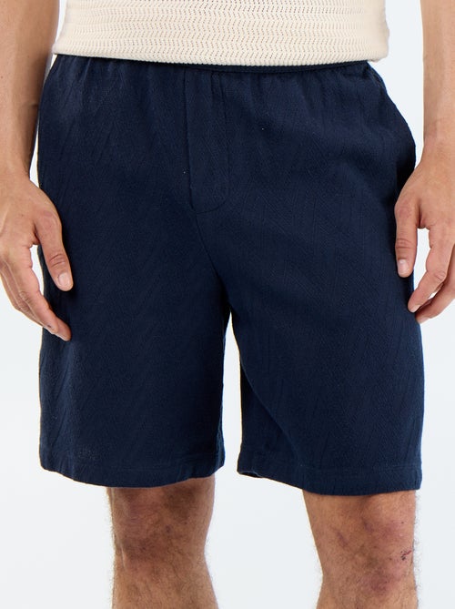 Bermudas de moletão leve - Kiabi