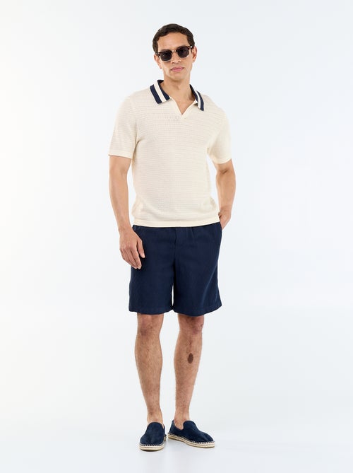 Bermudas de moletão leve - Kiabi
