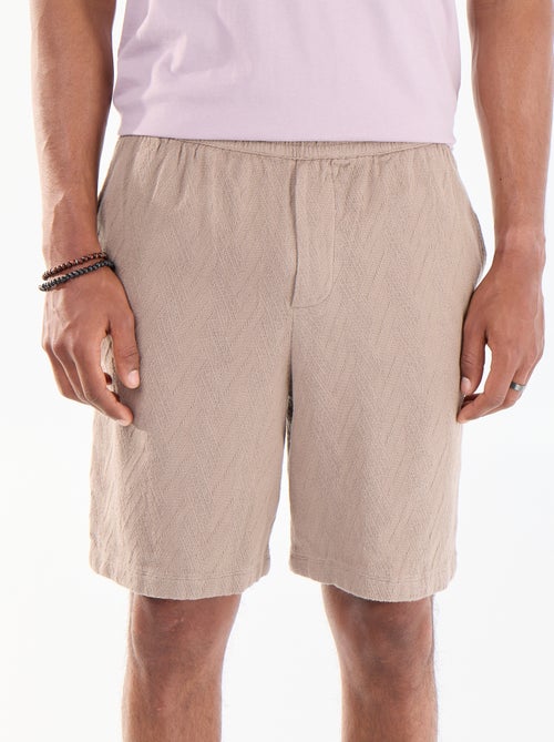 Bermudas de moletão leve - Kiabi