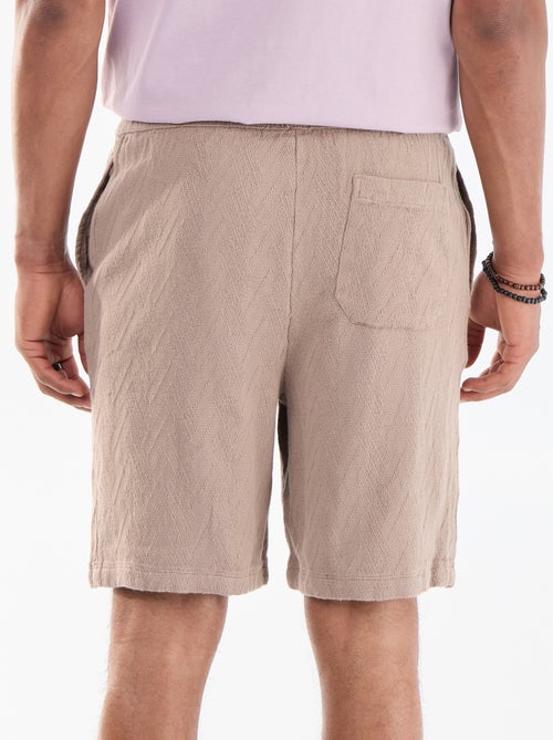 Bermudas de moletão leve - Kiabi