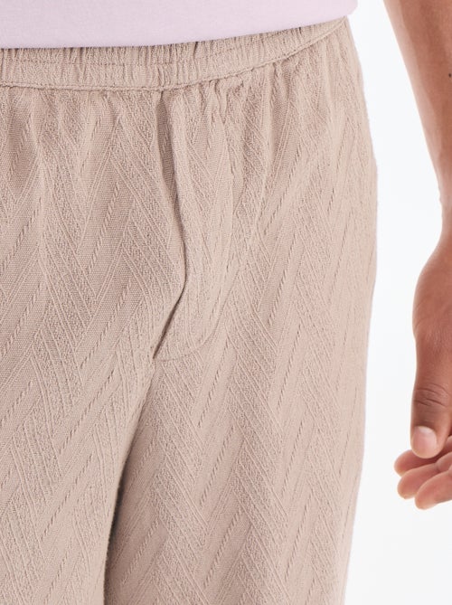 Bermudas de moletão leve - Kiabi
