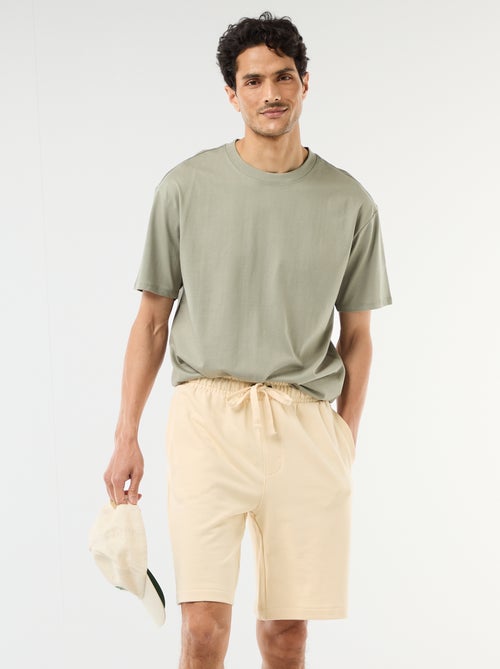 Bermudas de moletom leve liso - Kiabi Bermudas de moletom leve liso - Kiabi