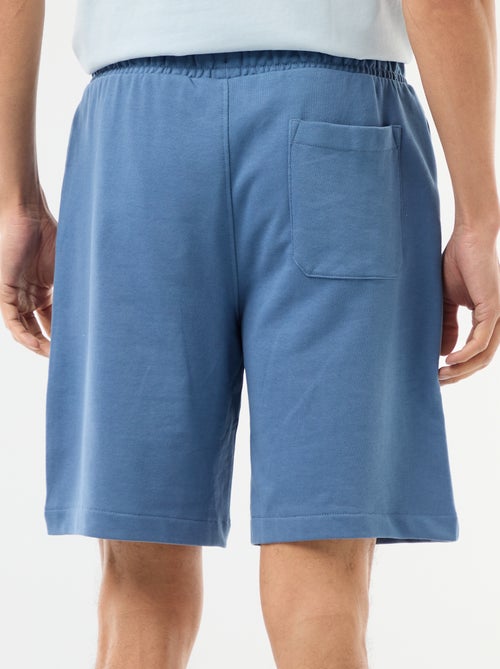 Bermudas de moletom leve liso - Kiabi