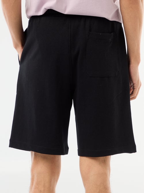 Bermudas de moletom leve liso - Kiabi