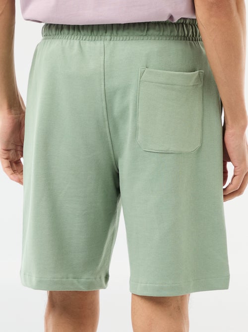 Bermudas de moletom leve liso - Kiabi