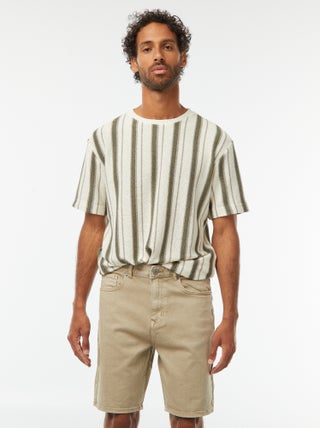 Bermudas de sarja com 5 bolsos
