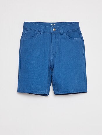 Bermudas de sarja com corte loose