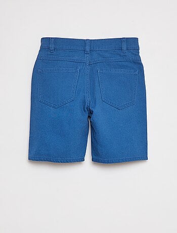 Bermudas de sarja com corte loose