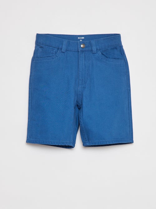 Bermudas de sarja com corte loose - Kiabi