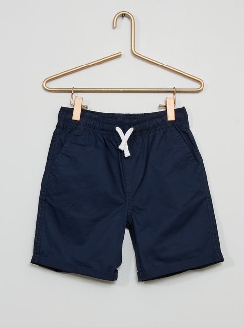 Bermudas de sarja de algodão - Kiabi
