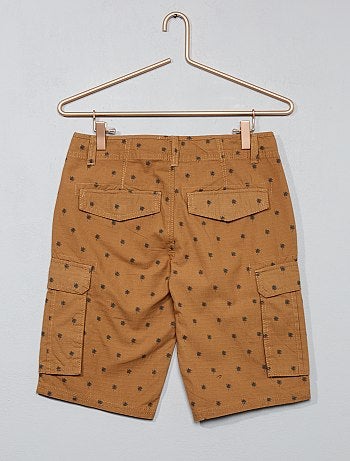 Bermudas de sarja estampadas - Kiabi