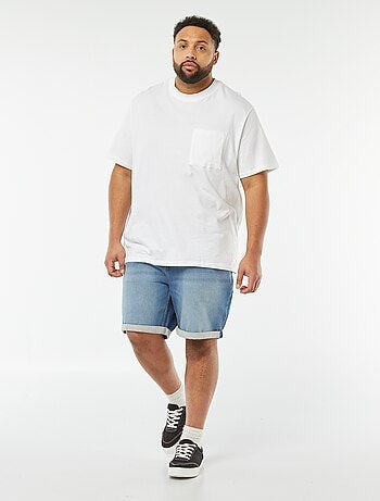 Bermudas elásticas de ganga